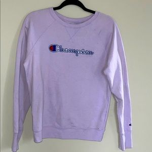 lavender champion crew neck